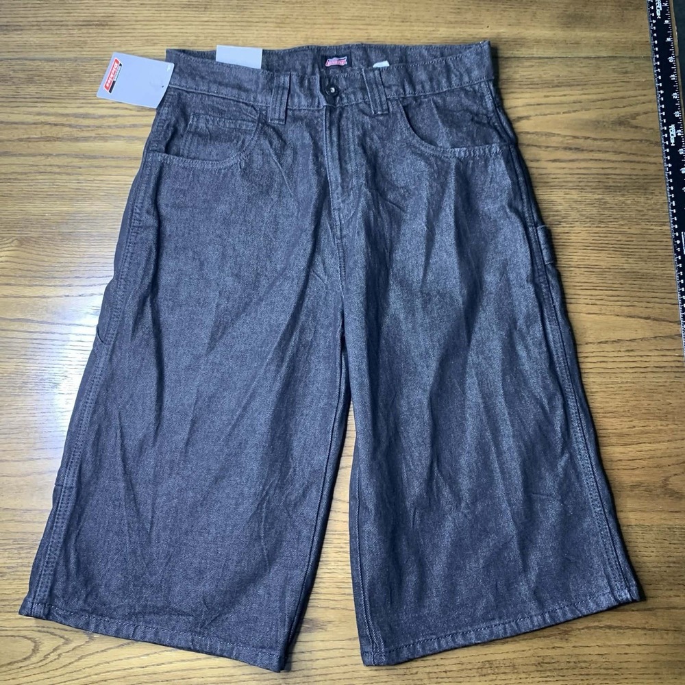 Dickies Denim Skate Shorts Flat Front Punk Jorts Utility Carpenter